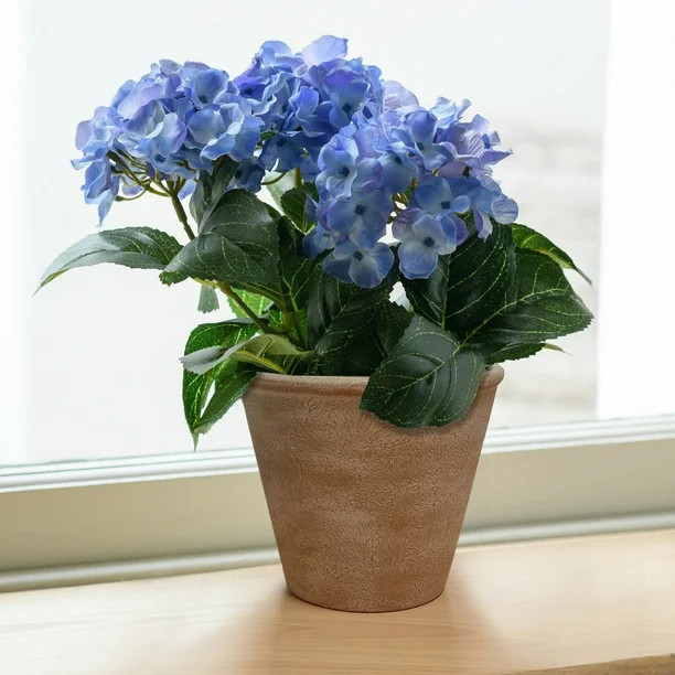 Better Homes&gardens 8 inch Hand-painted Brown Ceramic Pot - Walmart.com | Walmart (US)