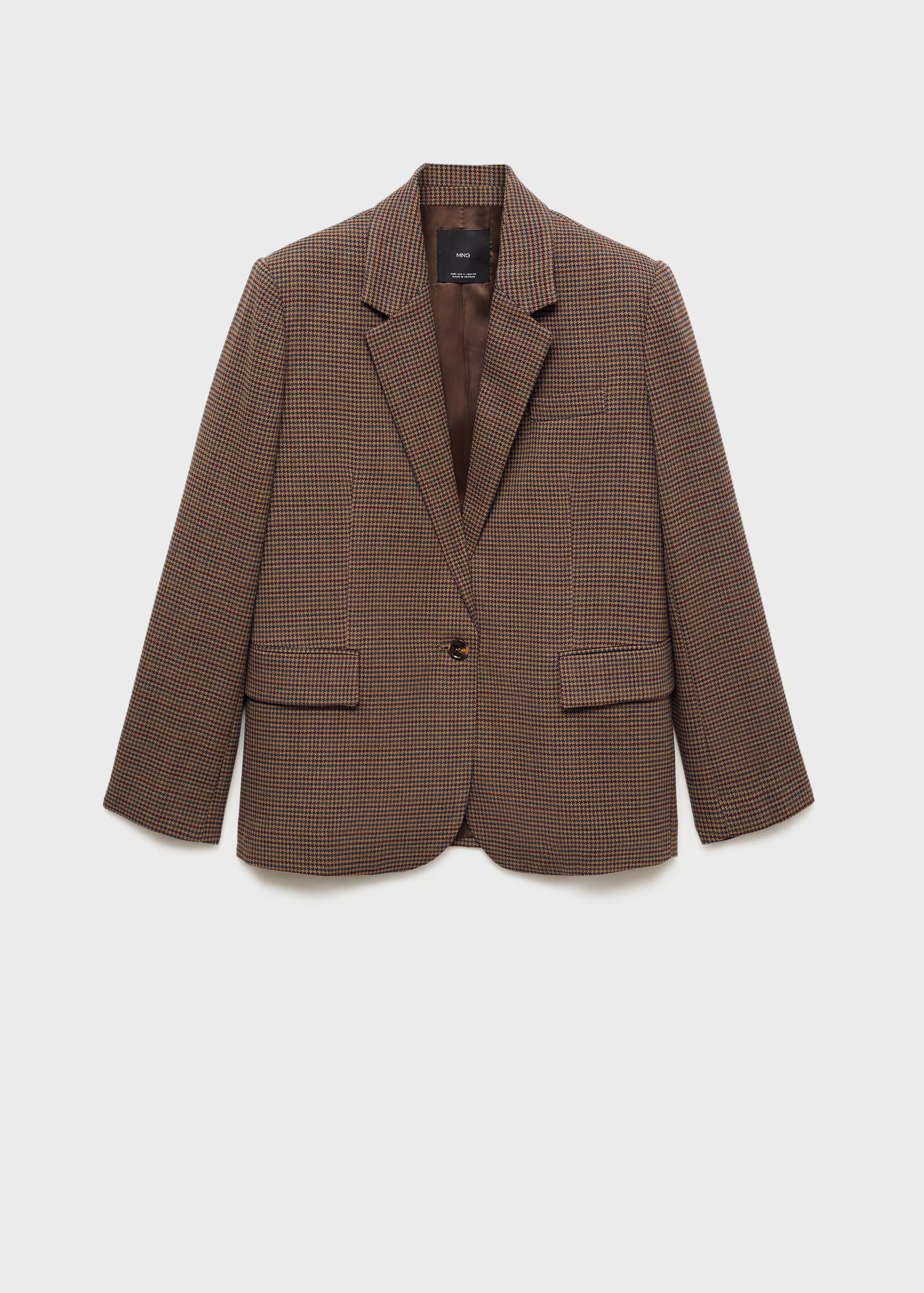 Houndstooth checked blazer | Mango (US/MX/AU)