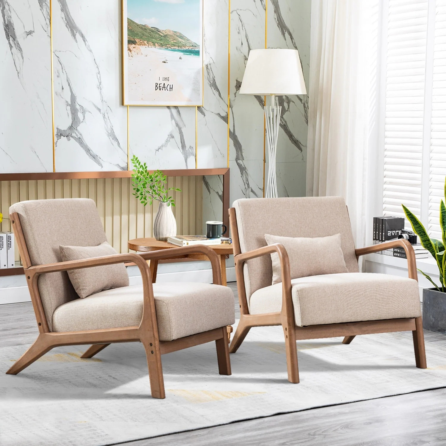 Ebello Modern Solid wood Accent Chair | Bed Bath & Beyond