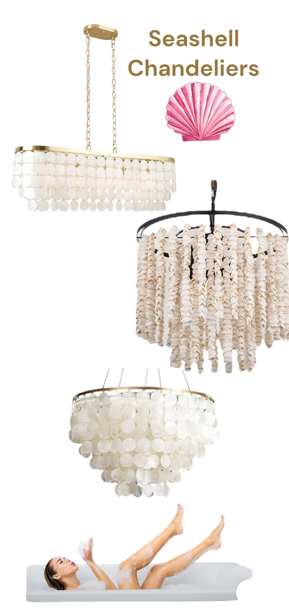 Seashell lighting 

#LTKHome #LTKSwim #LTKSeasonal