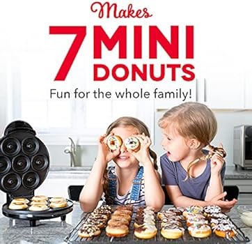 DASH Mini Donut Maker Machine for Kid-Friendly Breakfast, Snacks, Desserts & More with Non-stick ... | Amazon (US)