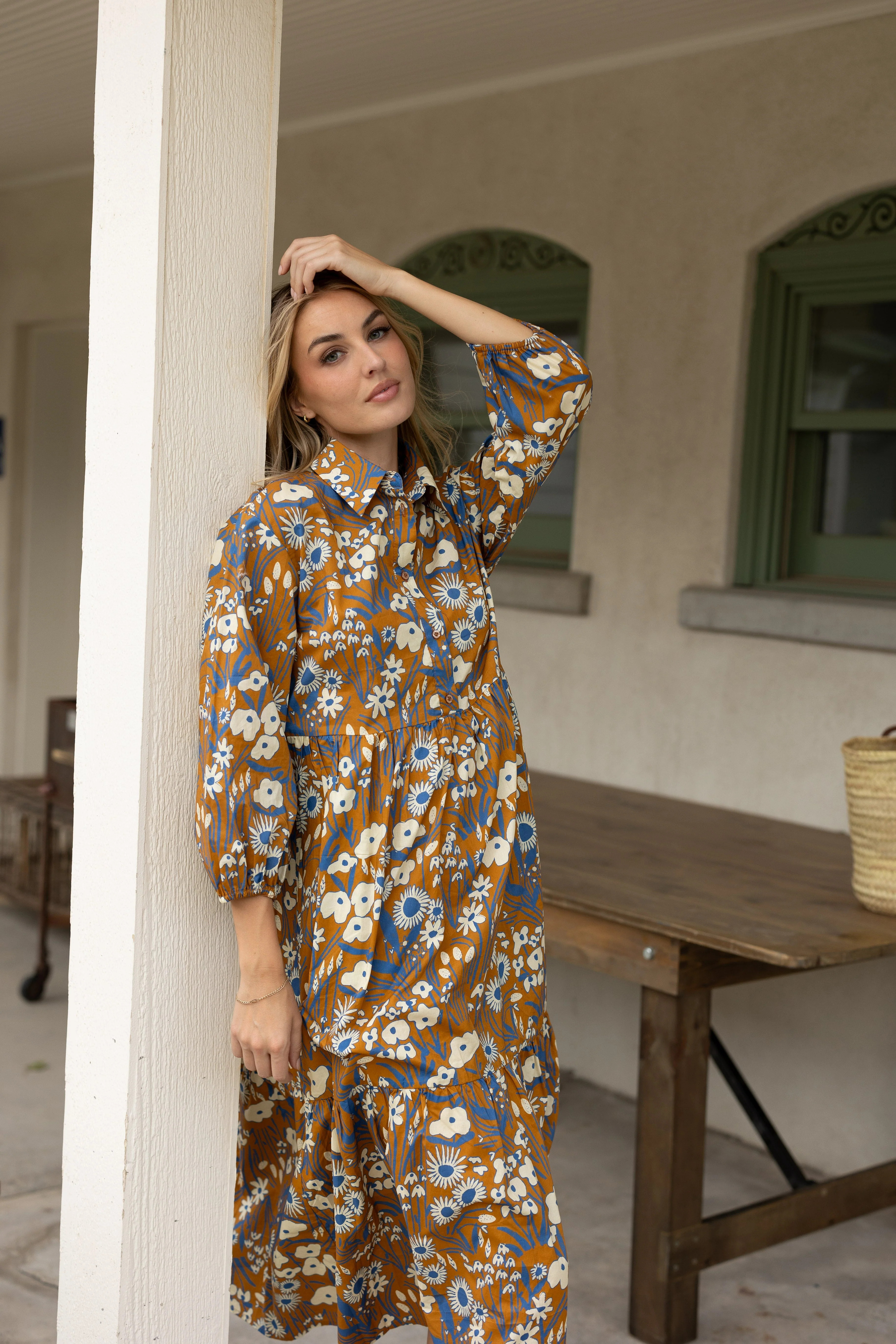 Brass & Roe Janice Button Down Dress | Called To Surf