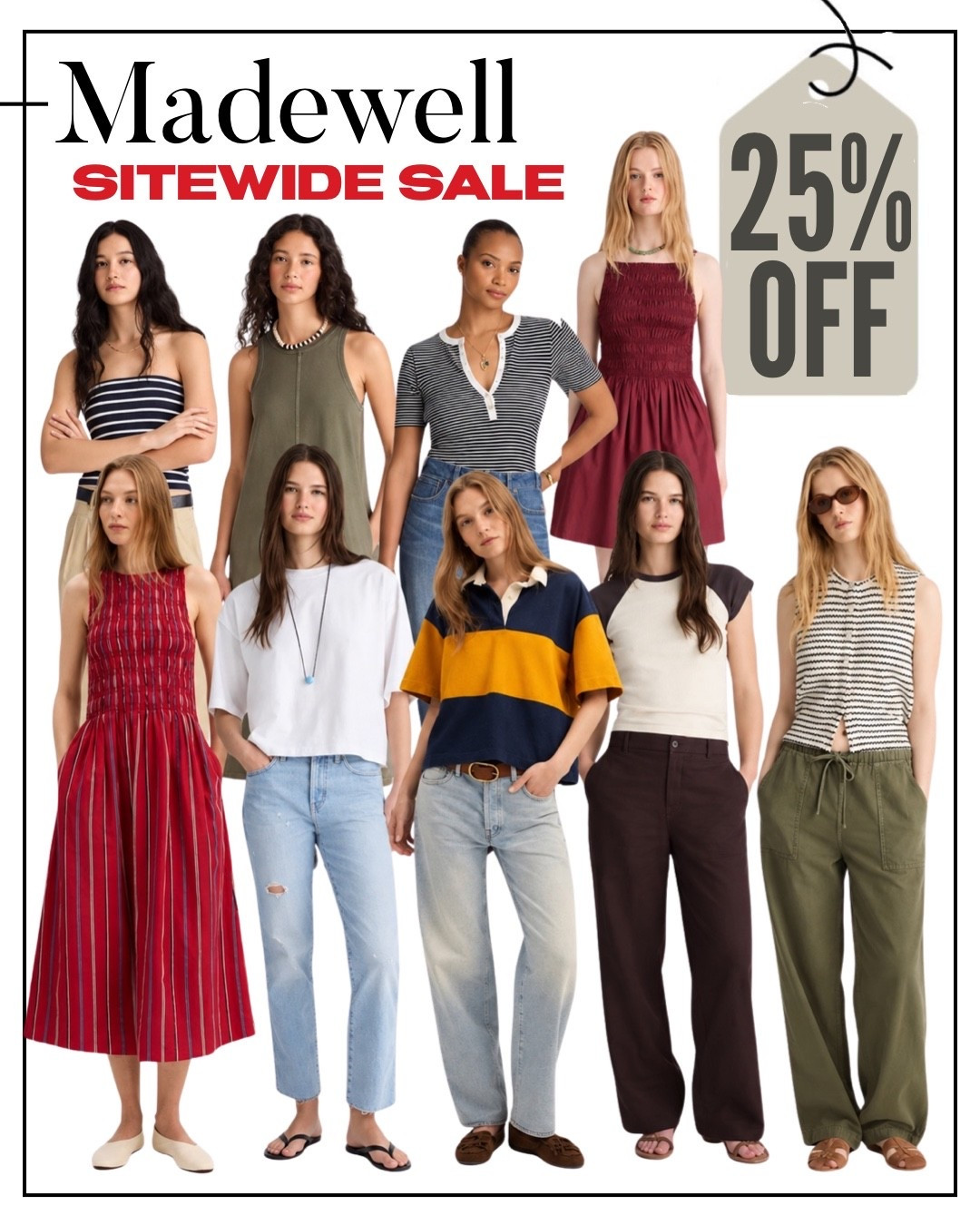 Madewell 25% OFF SITEWIDE! 

Comment SHOP below to receive a DM with the link to this post on my LTK ⬇ https://liketk.it/6mRDY

#LTKstorytime

Comment SHOP below to receive a DM with the link to this post on my LTK ⬇ https://liketk.it/6nqzT