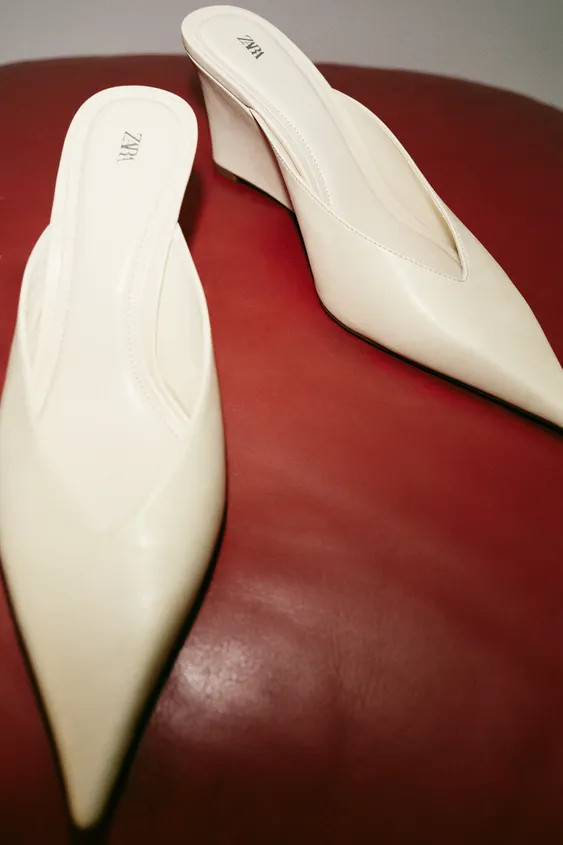 SLINGBACK WEDGE SHOES | Zara US