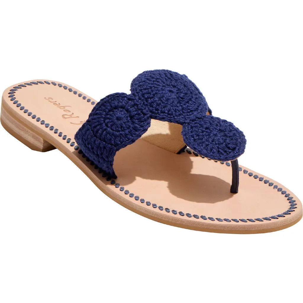 Jack Rogers Jacks Sandal in Midnight at Nordstrom, Size 9.5 | Nordstrom