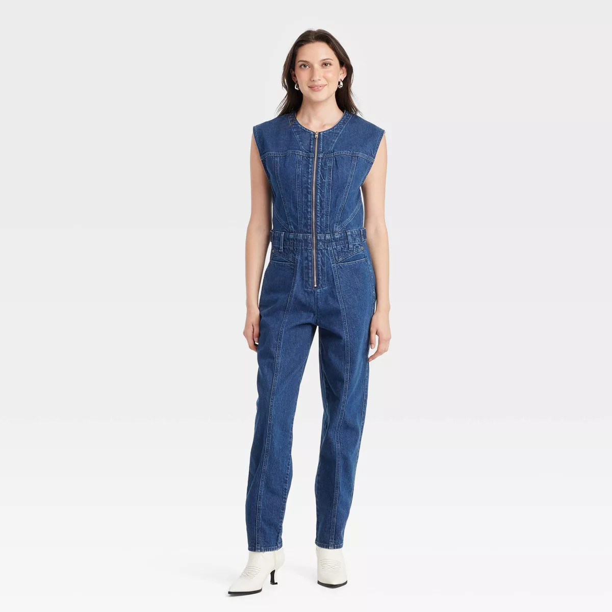 Women's Tailored Denim Jumpsuit - Universal Thread™ | Target