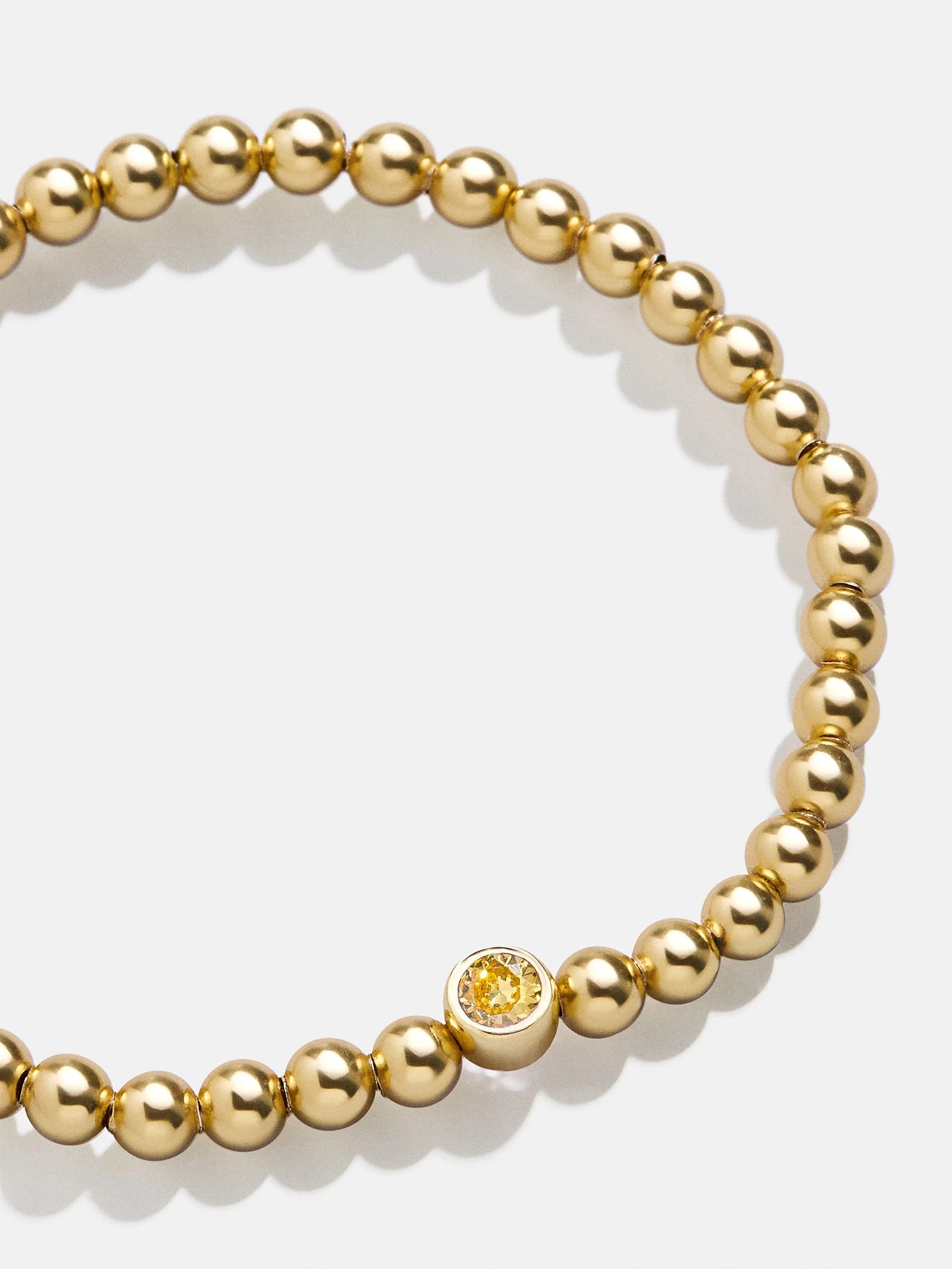 18K Gold Birthstone Pisa Bracelet - Topaz | BaubleBar