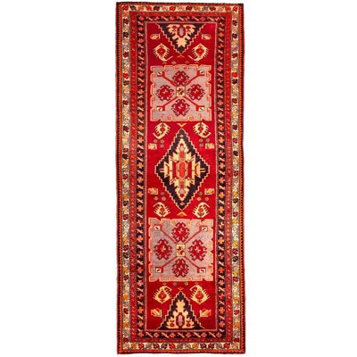 Braxtynn One-of-a-Kind 3'7" x 10'6" 1970s Area Rug in Red | Wayfair North America
