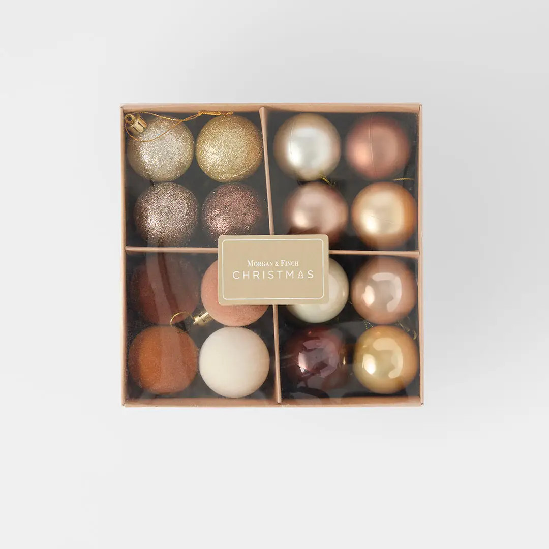 Boxed Baubles Large Set Of 32 - Multi | Bed Bath N' Table