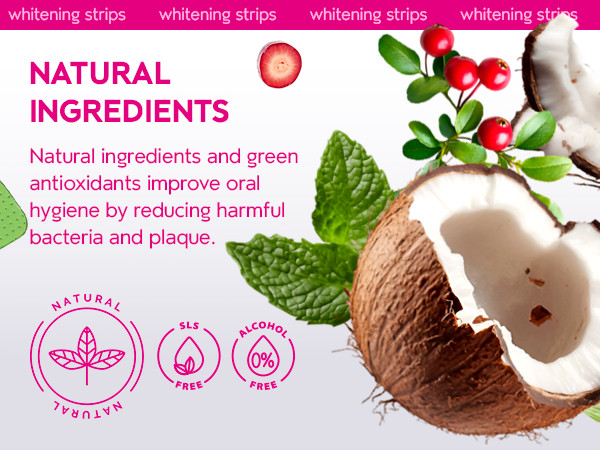 InoPro Teeth Whitening Strips 14 Treatments Kit - Teeth Whitener, Peroxide Free, Green White Stri... | Amazon (US)