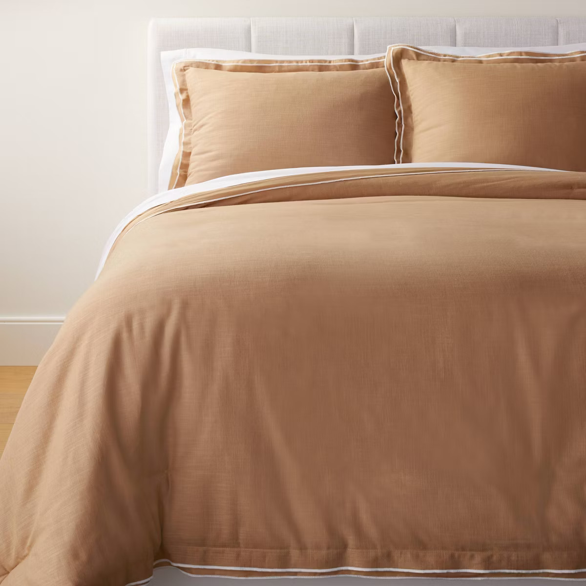 Double Flange Merrow Stitch Duvet Cover & Sham Set - Threshold™ designed with Studio McGee | Target