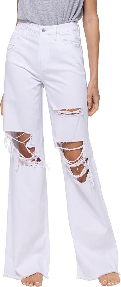 VERVET, 90's Vintage Jeans, White | Amazon (US)