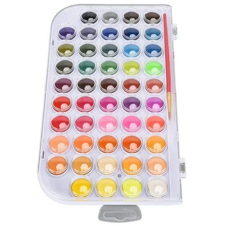 Washable Watercolor Pan Set Easy To Blend Colors Easy Storage Watercolor Paint Set Portable For Kids | Walmart (US)