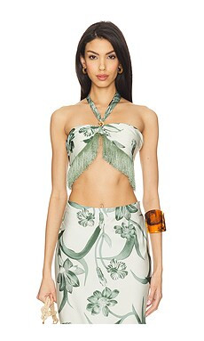 ROCOCO SAND Fringe Top in Sage Green from Revolve.com | Revolve Clothing (Global)