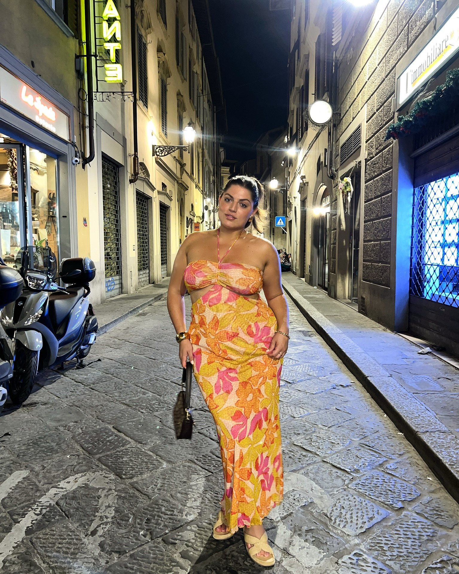 You guys nothing screams Italian summer like this Resa dress! Add this piece to your wardrobe to be instantly transported to Europe too. 🍝🍷🇮🇹

Wearing size XL! 

I paired it with these cute nude DolceVita sandals, that were the perfect combination of comfy & chic! Wore these all around Europe everyday and they never hurt my feet!! 🩴😍


#LTKPlusSize #LTKTravel #LTKSeasonal