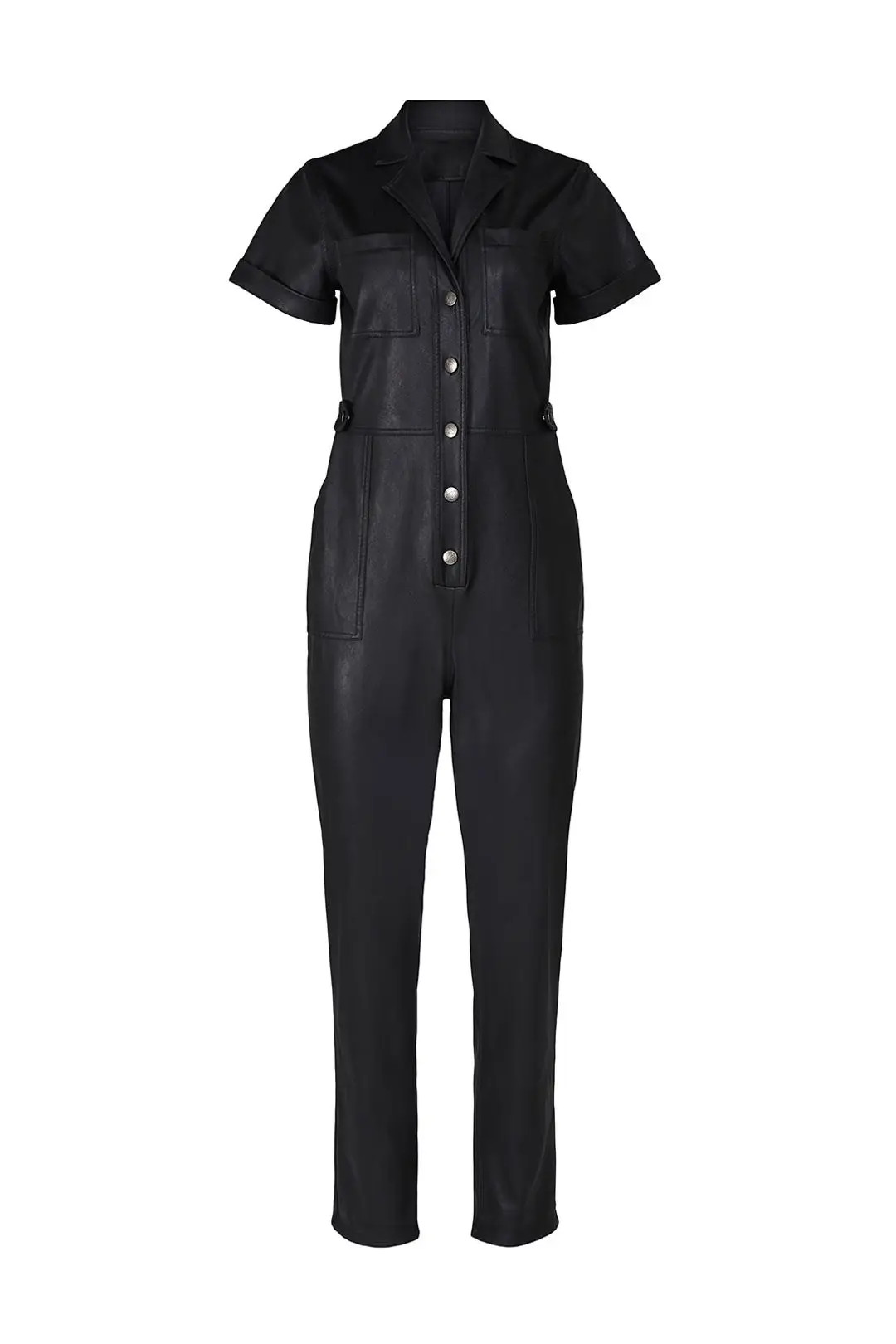 MINKPINK Liaison Faux Leather Utility Jumpsuit | Rent The Runway