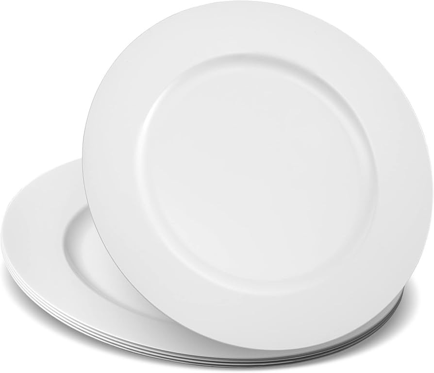 ELEGANT DISPOSABLES 13'' Party Chargers Large Plates & Platters Great for Elegant Party's Wedding... | Amazon (US)