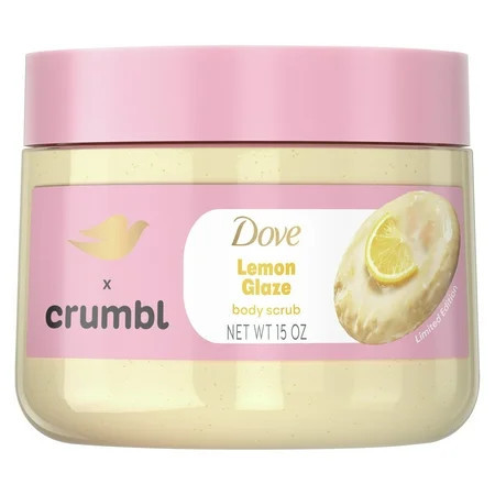 Dove Crumbl Exfoliating Body Scrub Lemon Cookie, 15 oz | Walmart (US)