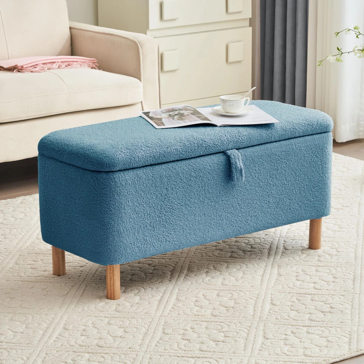 Dayvian 39.3" Storage Ottoman Bench for End of Bed | Wayfair North America