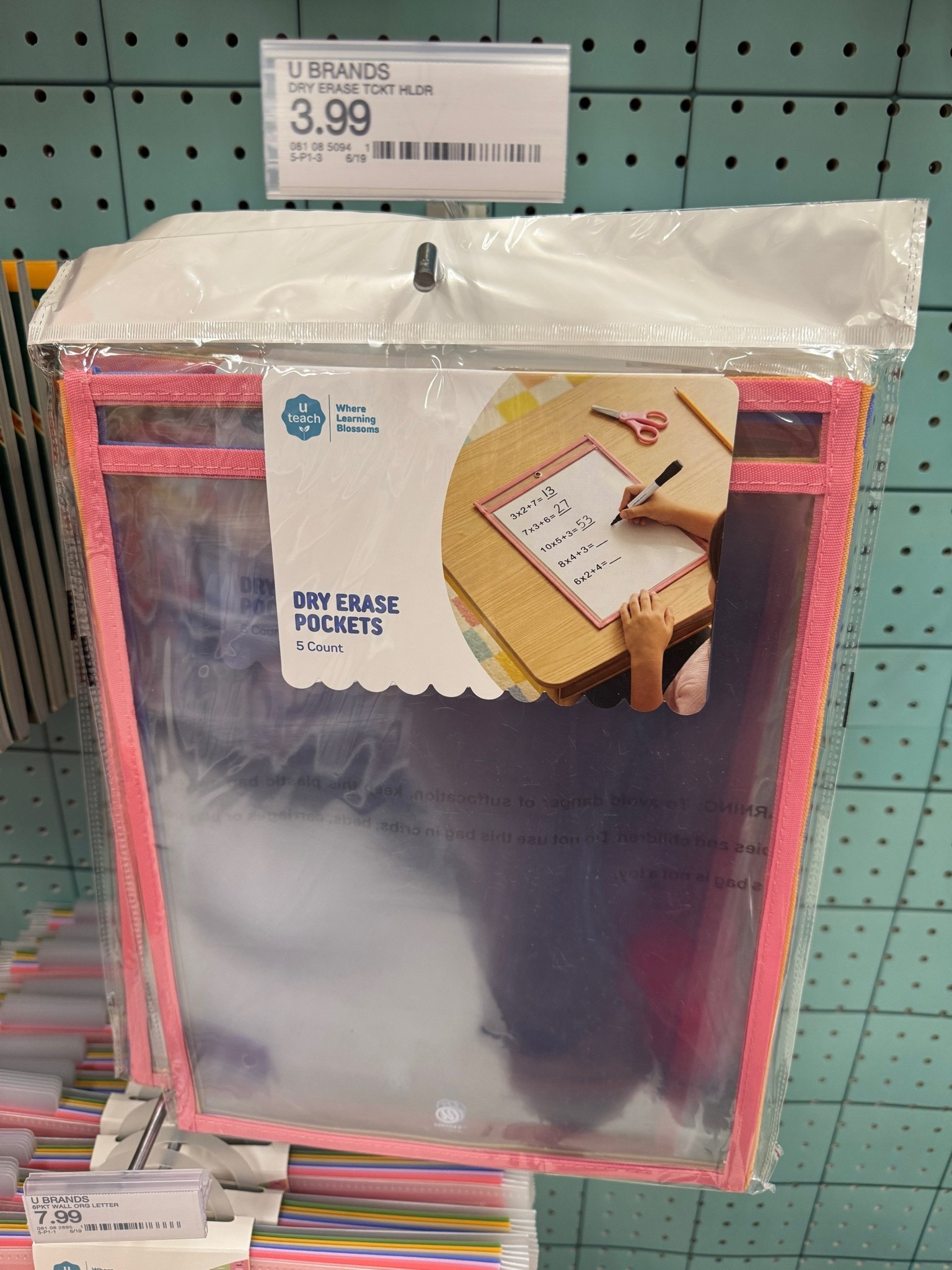 These are great for math games. Students can use a white board marker and play again and again!

#LTKKids
