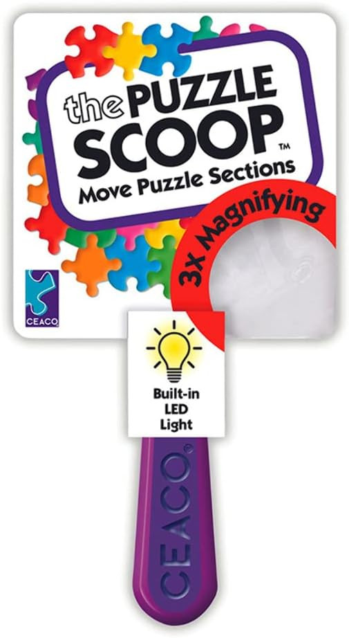Ceaco - The Puzzle Scoop – A Lifting, Moving, Illuminating, and Magnifying Puzzle Accessory for... | Amazon (US)