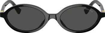 Miu Miu 50mm Oval Sunglasses | Nordstrom | Nordstrom