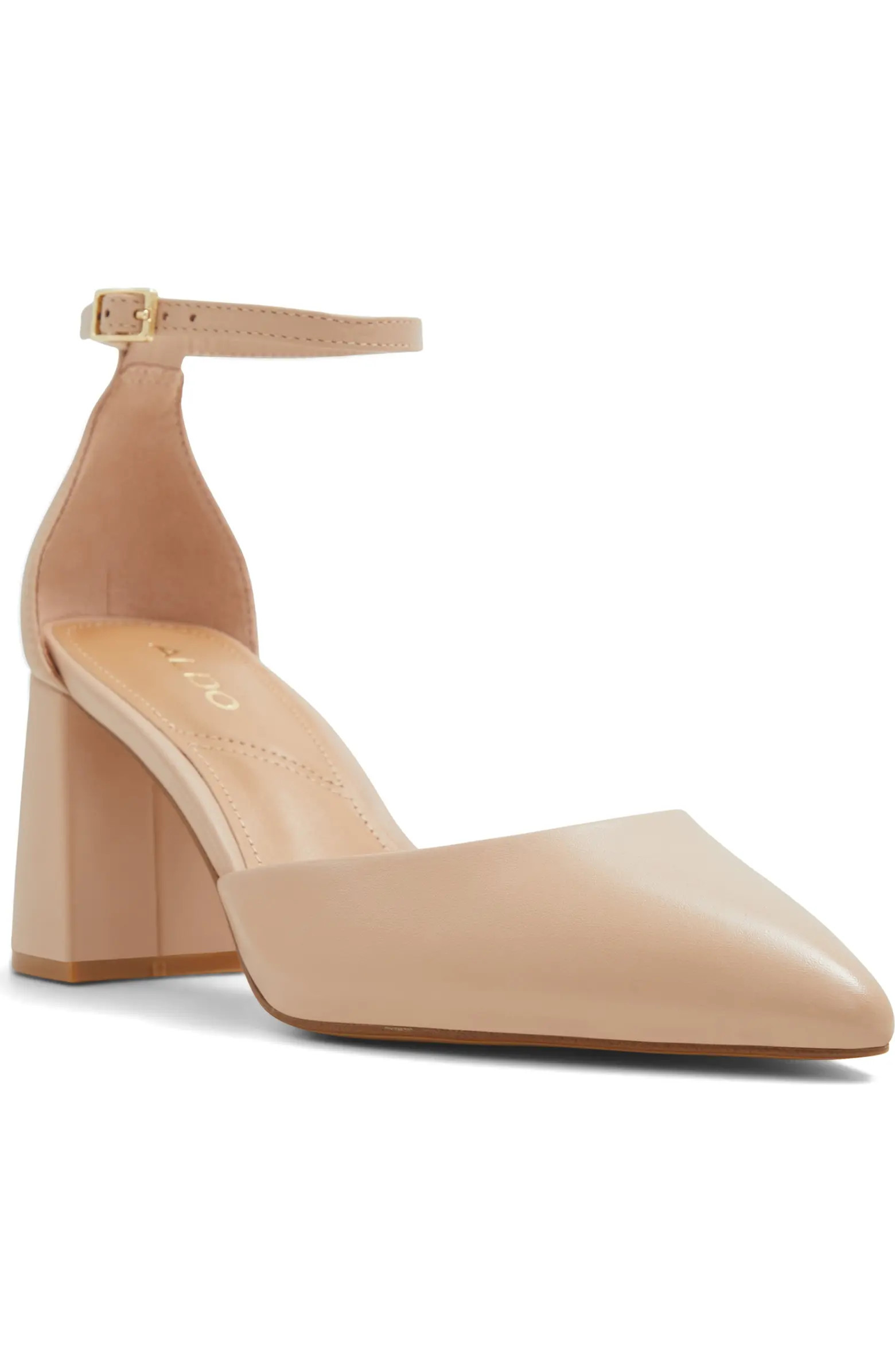 ALDO Jan Ankle Strap Pointed Toe Pump (Women) | Nordstrom | Nordstrom