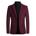 Odeerbi Blazer for Men 2024 Casual Single-breasted Trendy Suit Business 2024 Casual Suit Wool Coa... | Walmart (US)