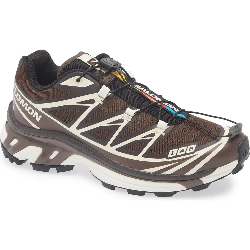 Salomon Gender Inclusive XT-6 Sneaker in Black Coffee/roast/vanila at Nordstrom | Nordstrom