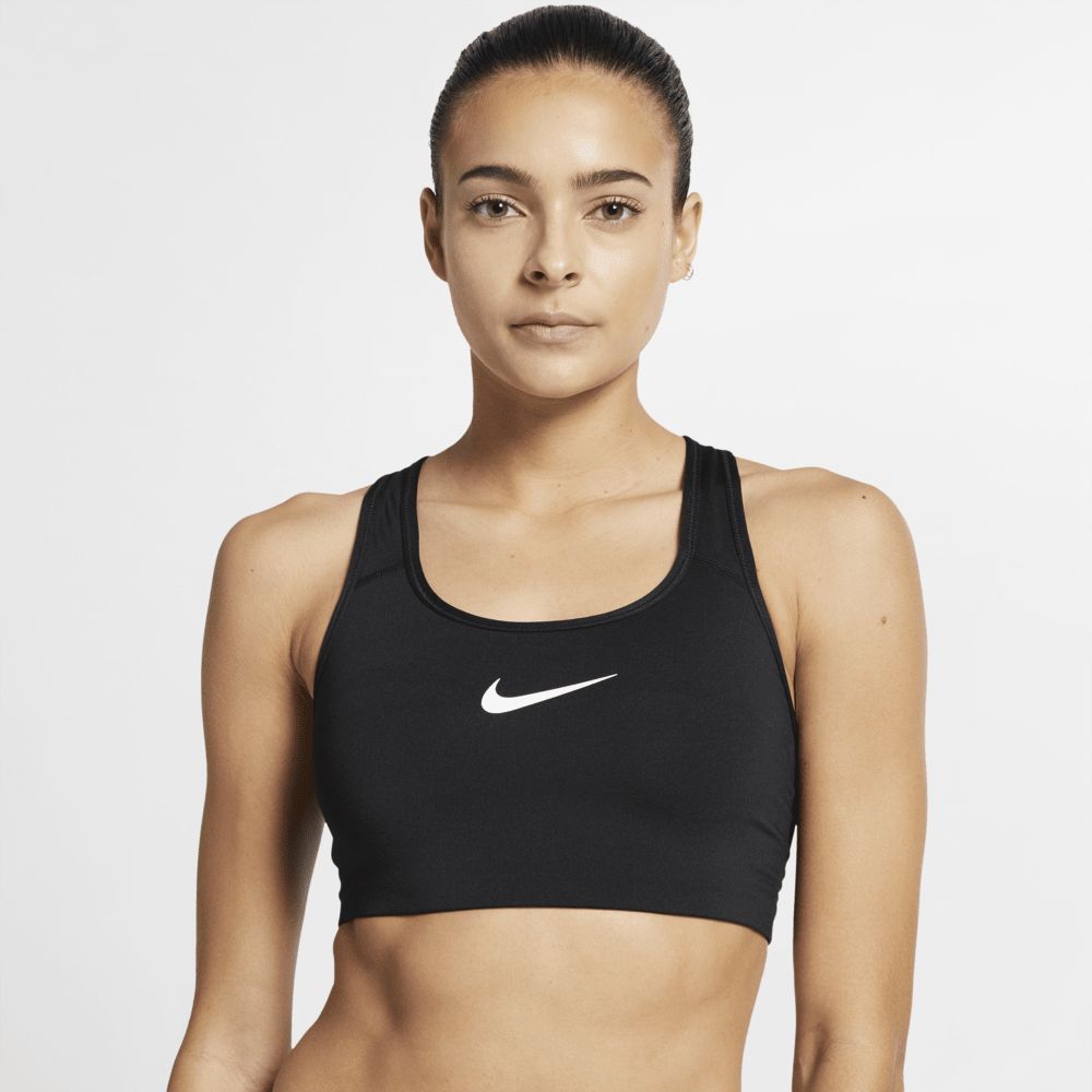 Nike Pro Classic Swoosh Women's Medium Support Sports Bra Size XS (Black) | Nike US
