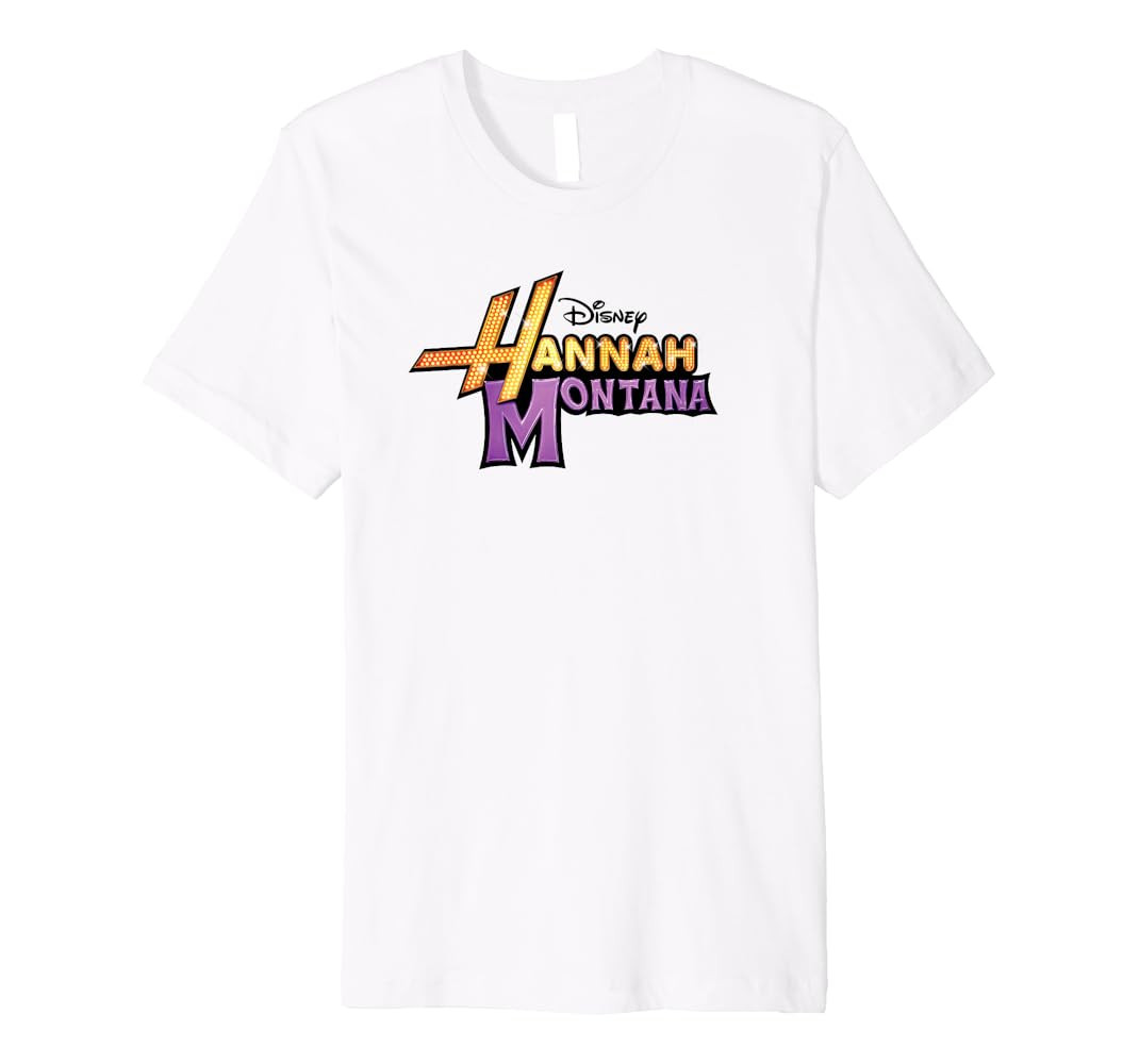 Disney Hannah Montana Logo Premium T-Shirt Premium T-Shirt | Amazon (US)