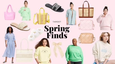 It’s finally time for a little Spring outfit inspiration! Pastels are of course still a staple for spring sweatshirts, dresses and handbags! I love the pops of color these bags give, as well as the chic effortless look of a good button down! (& button down dress!) Sharing some neutral sandal options as well! 

#LTKitbag #LTKSpringSale #LTKmidsize