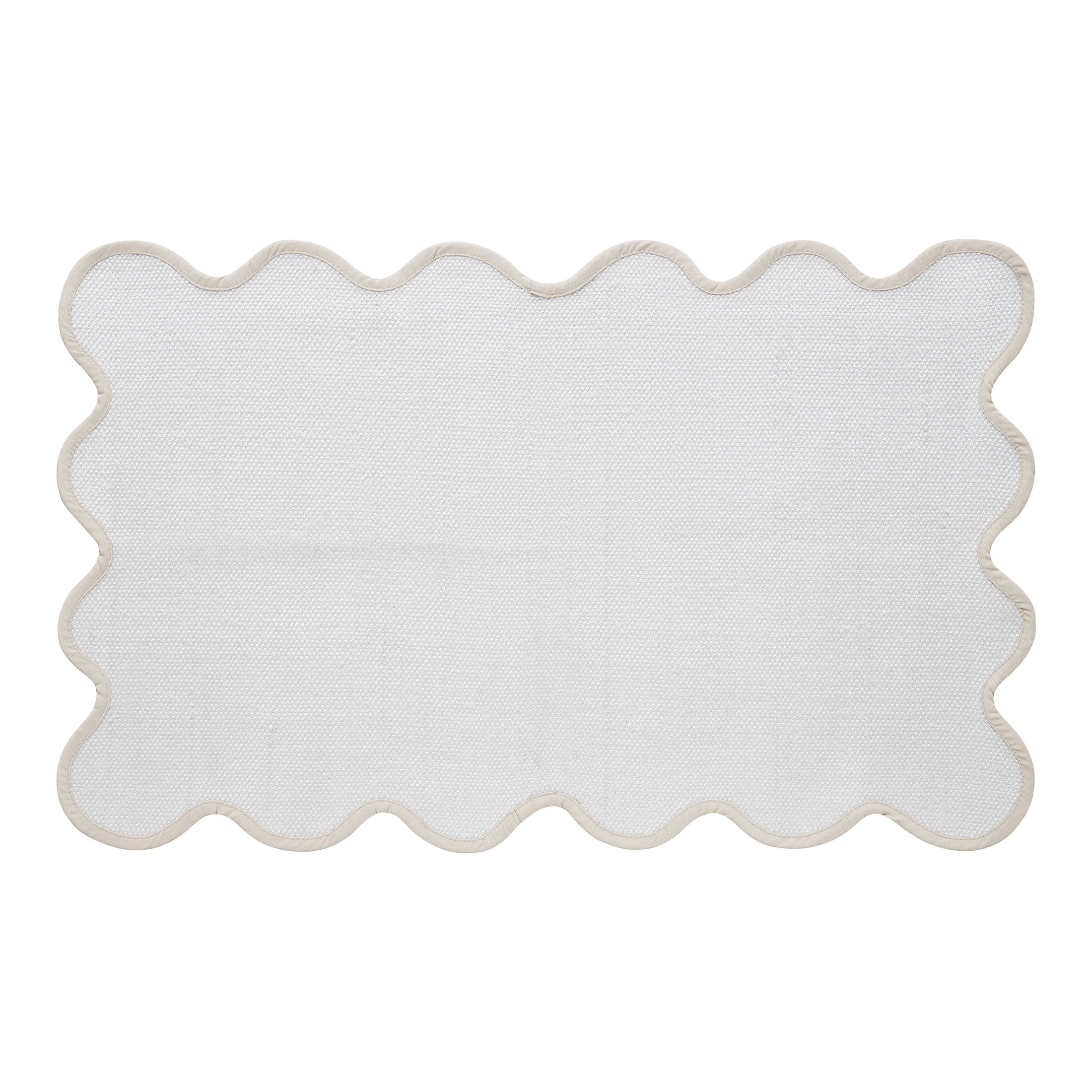 My Texas House Red Scallop Indoor/Outdoor Layering Rug, 38" x 58" | Walmart (US)