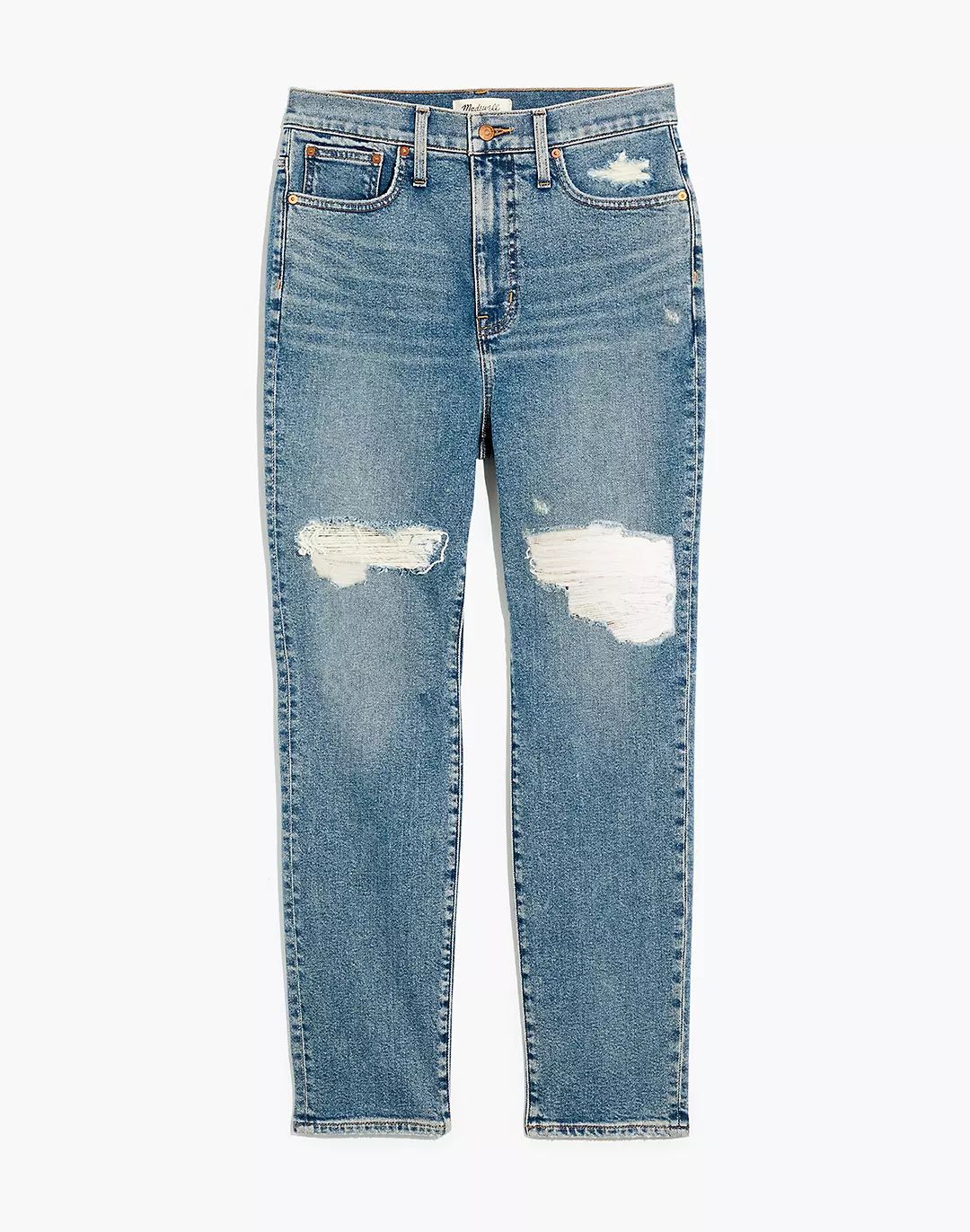 The Perfect Vintage Jean in Denman Wash: Ripped Edition | Madewell