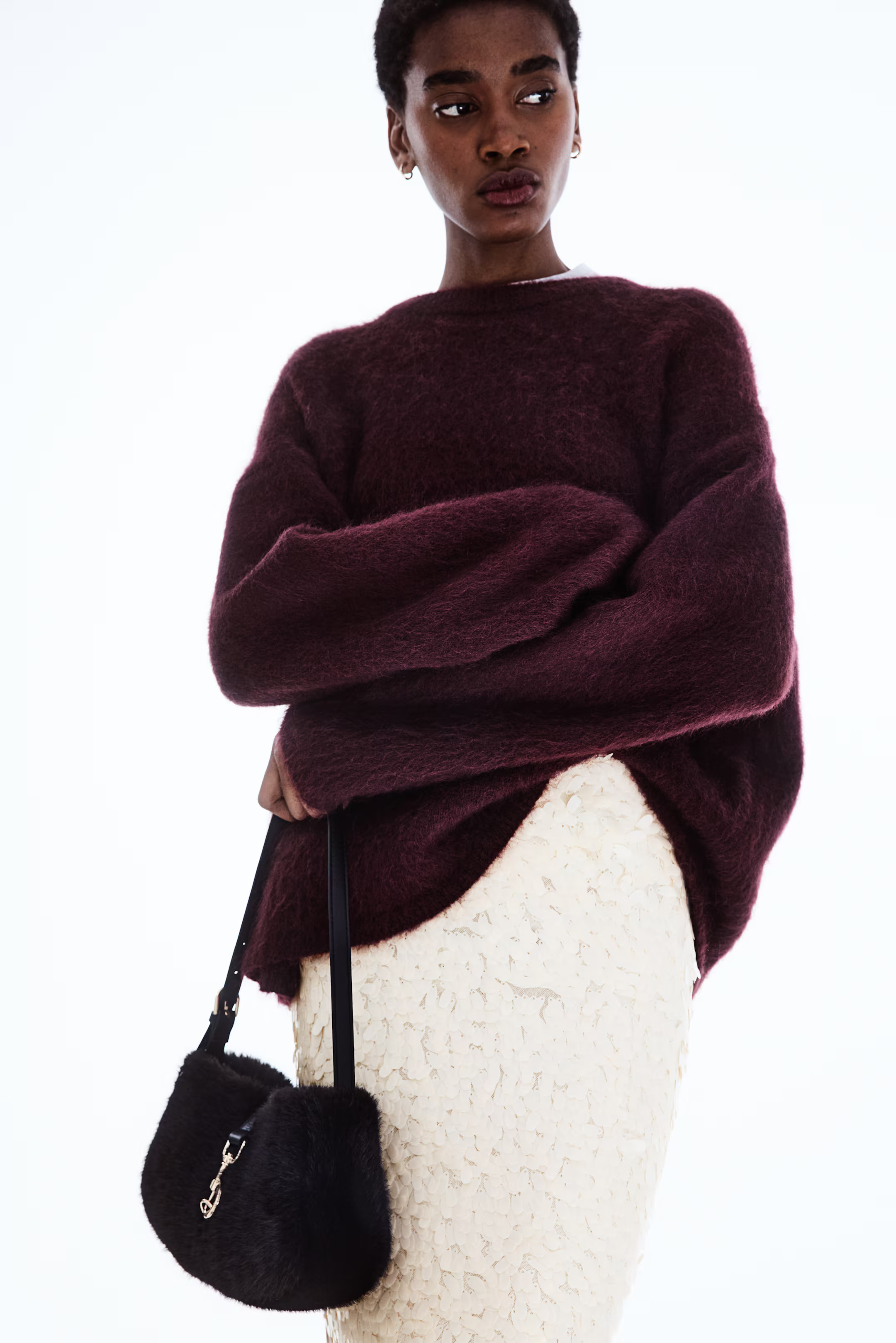 Sequined midi skirt | H&M (UK, MY, IN, SG, PH, TW, HK)