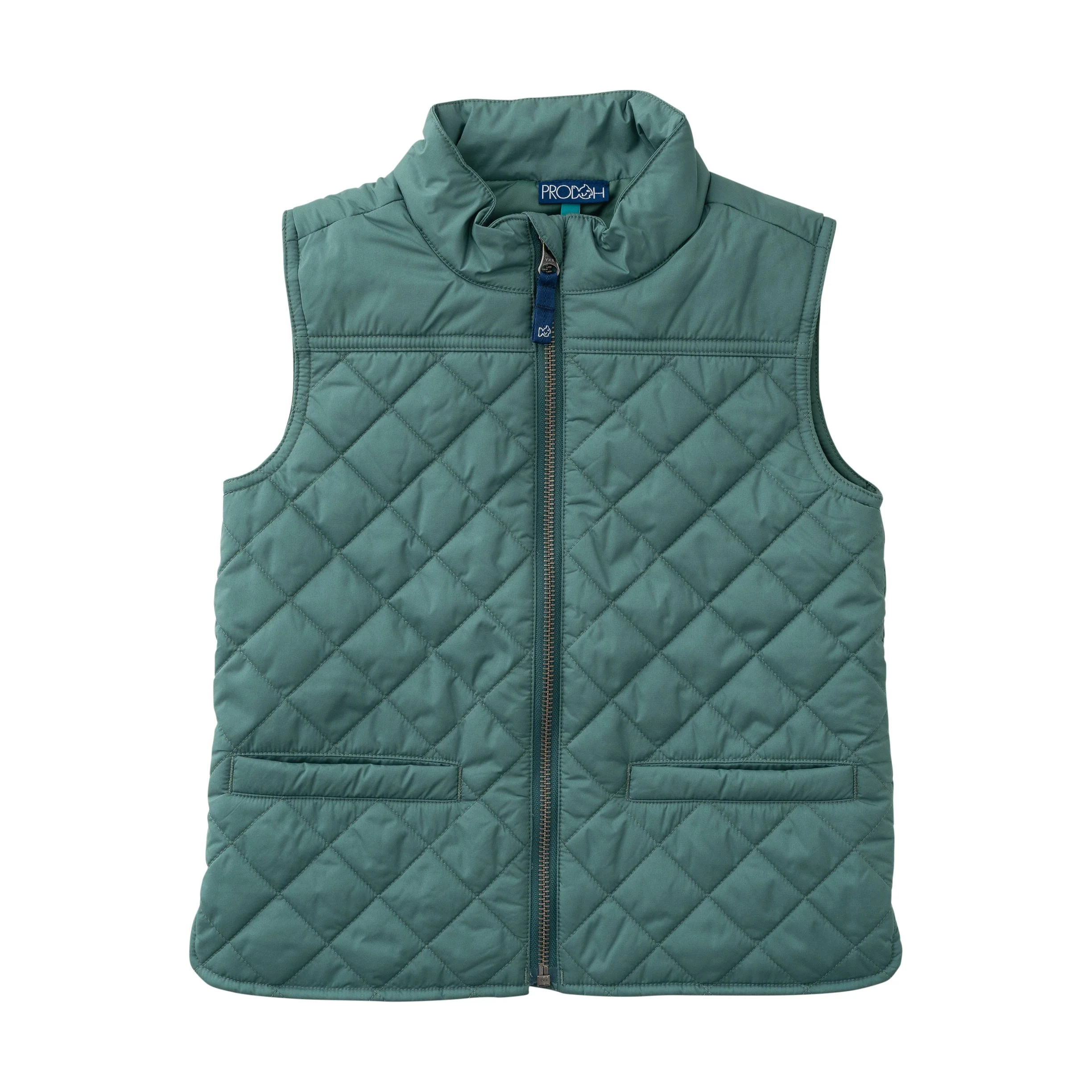 Kids PRO Quilted Vest in Smoke Pine Green | PRODOH