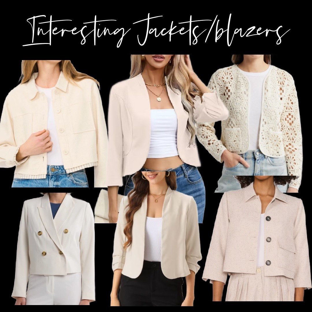 Elevate your look with these cropped jackets and blazers for your transition into Spring! 

#LTKWorkwear #LTKSpringSale #LTKSaleAlert