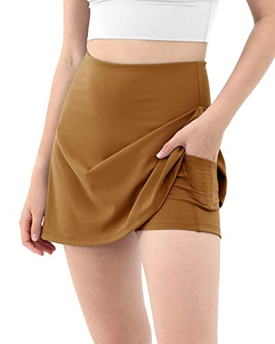 ODODOS Women's Athletic Tennis Skorts with Pockets Built-in Shorts Golf Active Skirts for Sports ... | Amazon (US)