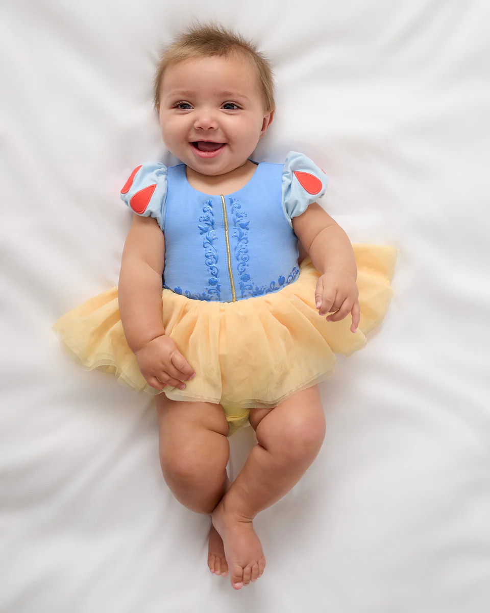 Disney Princess Snow White Dress with Bodysuit | Little Sleepies