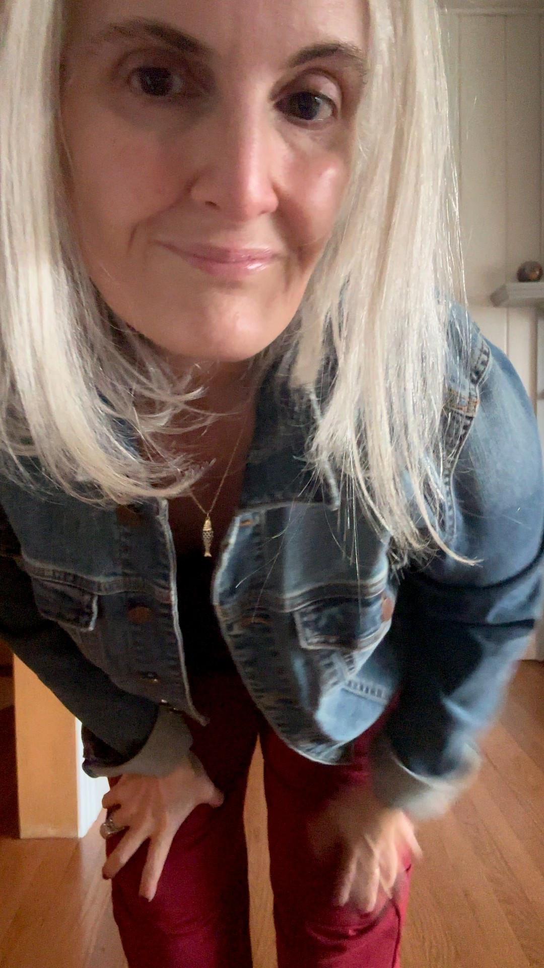 My fav barrel leg sweats and denim jacket . The ribbed tee is Amazon and the leopard print clogs are so comfy 

#LTKPlusSize #LTKMidsize #LTKOver40