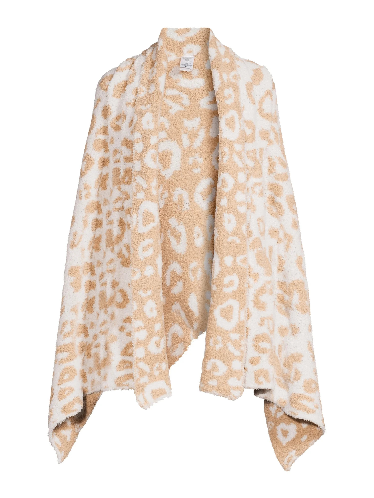 Time and Tru Adult Women's Animal Print Cozy Wrap - Walmart.com | Walmart (US)