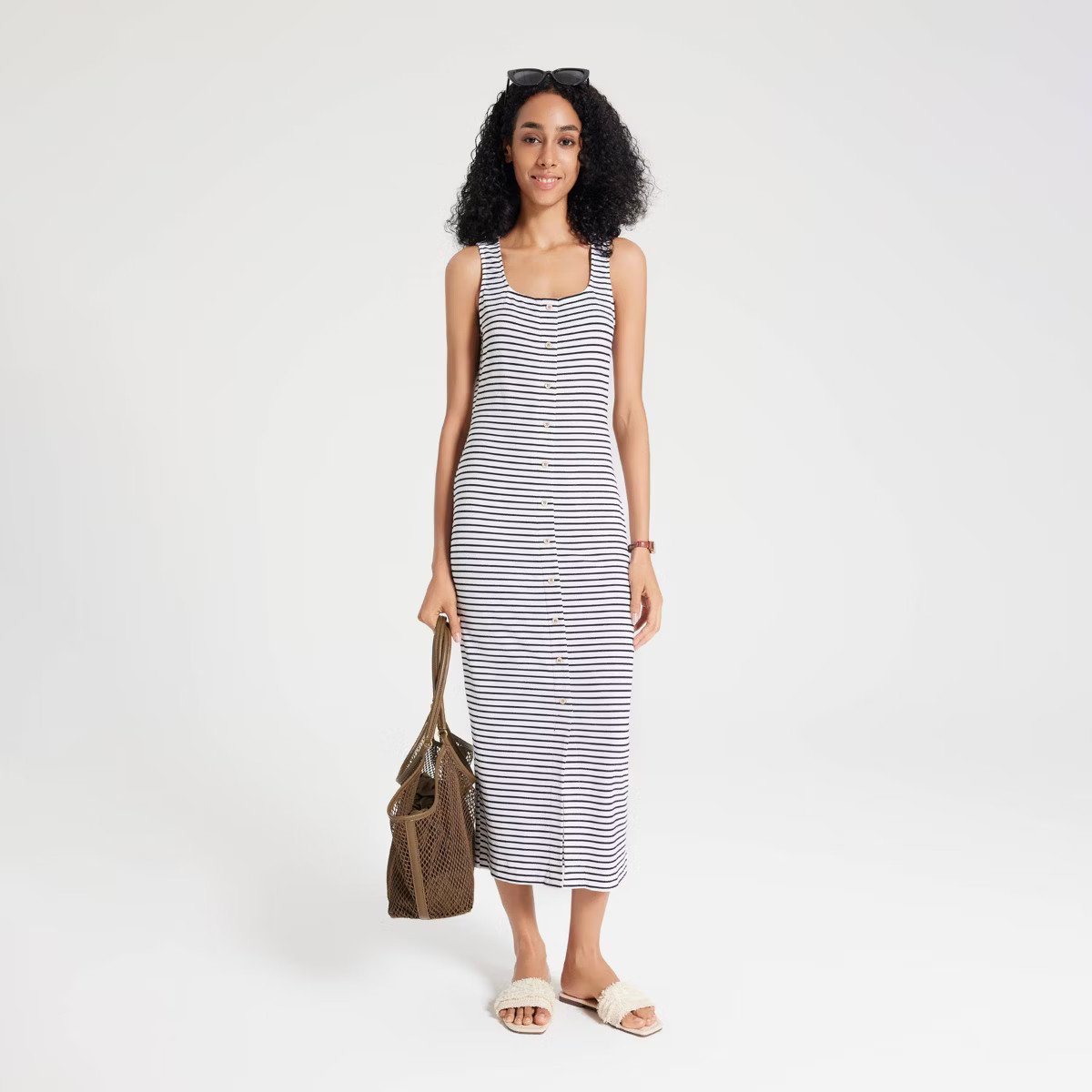 Women's Button-Down Midi Sundress - Universal Thread™ | Target