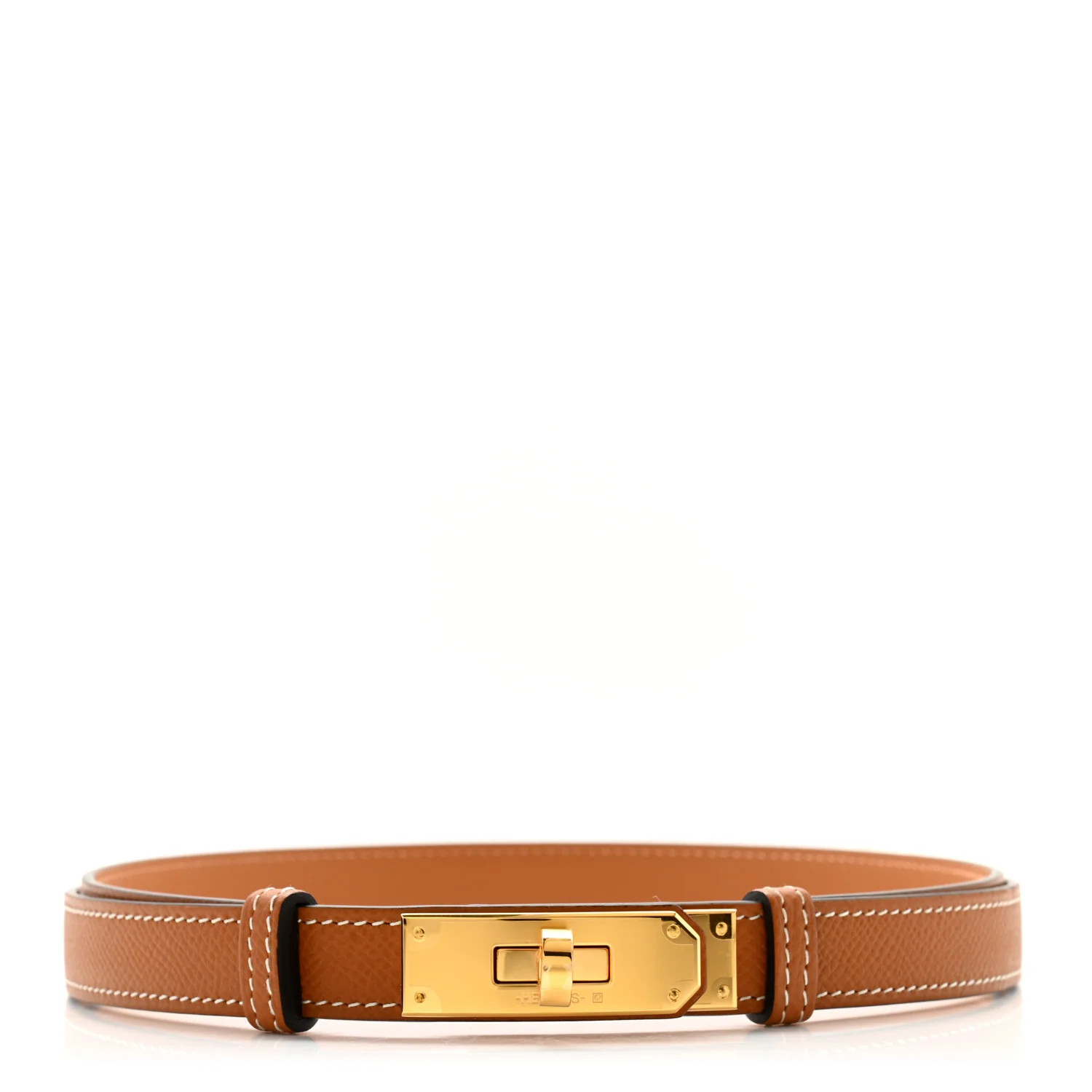 Epsom Kelly Belt Gold | FASHIONPHILE (US)