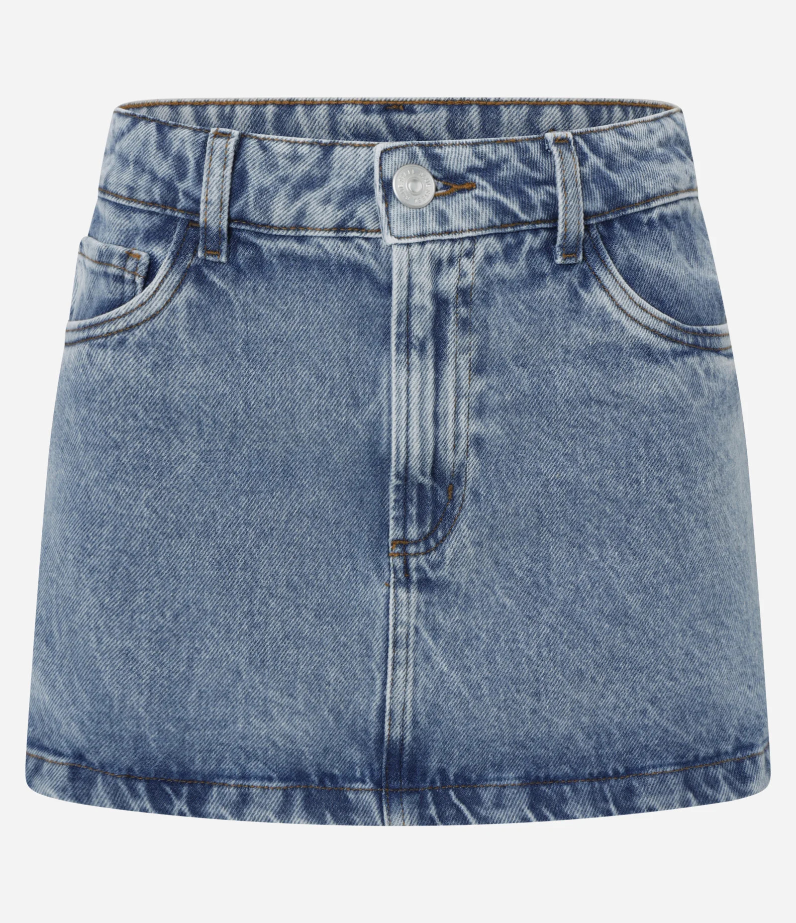 Mini Saia em Jeans com Cintura Média Preto - Lojas Renner | Renner (BR)