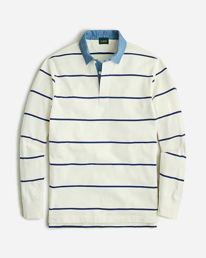 Rugby shirt in stripe | J. Crew US