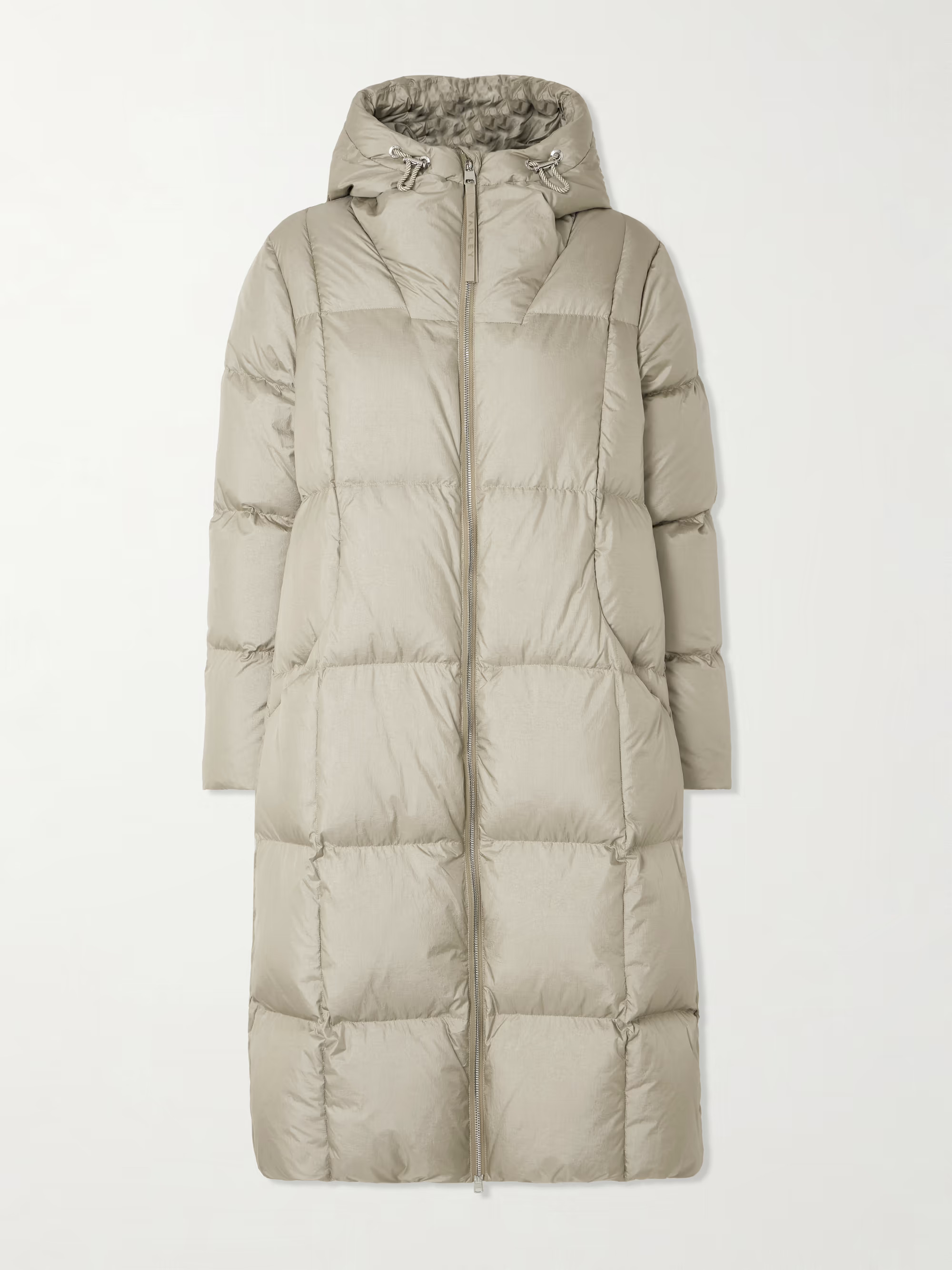Katya hooded quilted metallic crinkled-shell down coat | NET-A-PORTER (US)