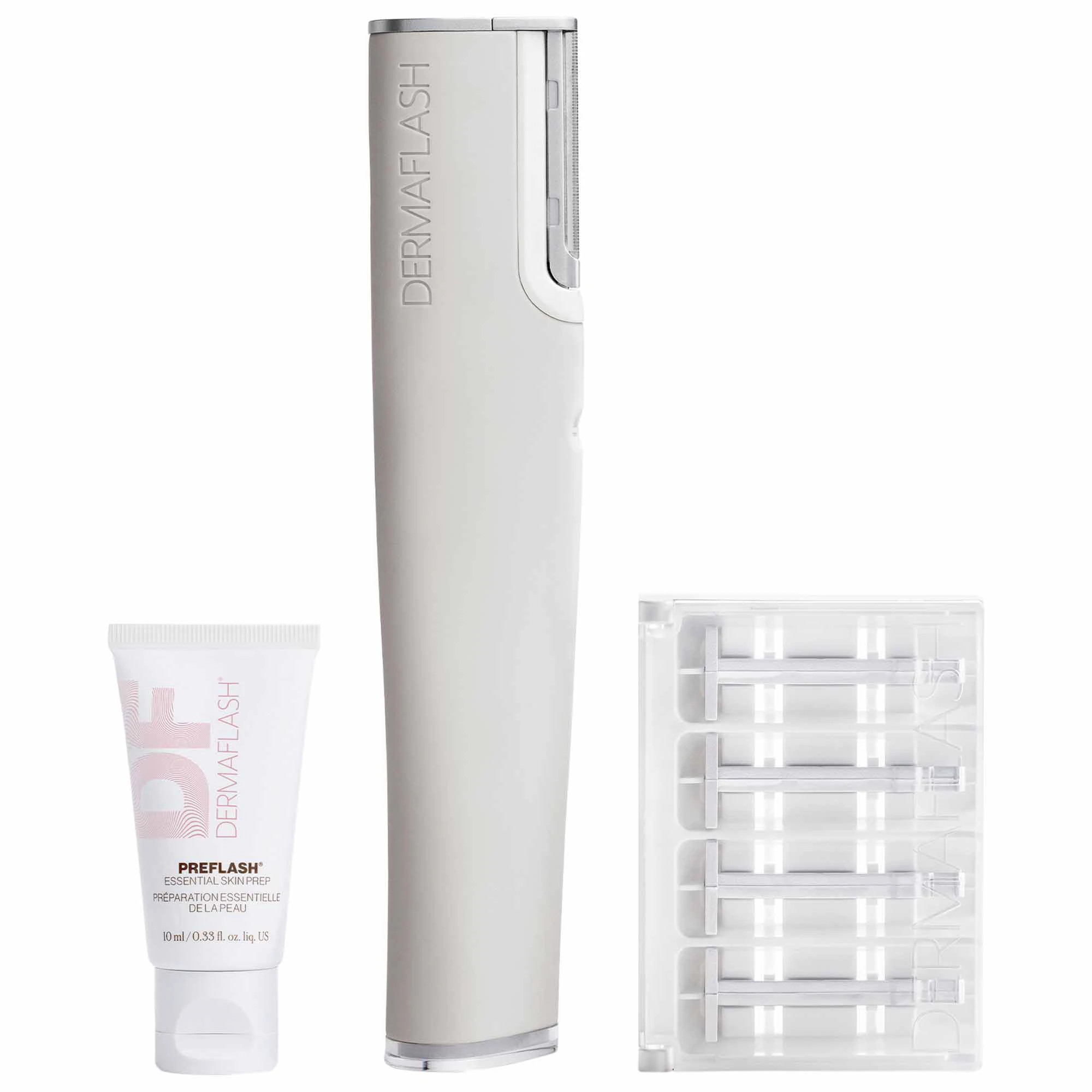 DERMAFLASH LUXE+ Advanced Sonic Dermaplaning + Peach Fuzz Removal Stone | Sephora (US)