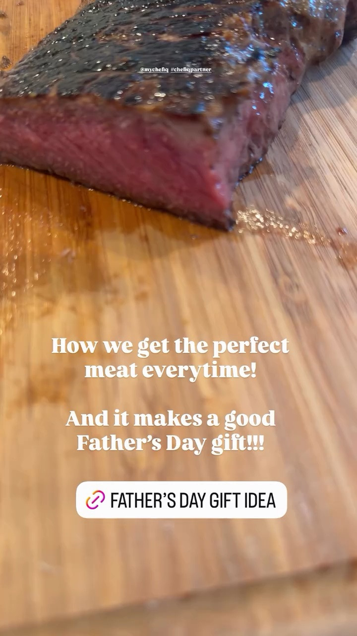How we get the perfect meat everytime!

And it makes a good Father’s Day gift!!! @mychefiq  #chefiqpartner