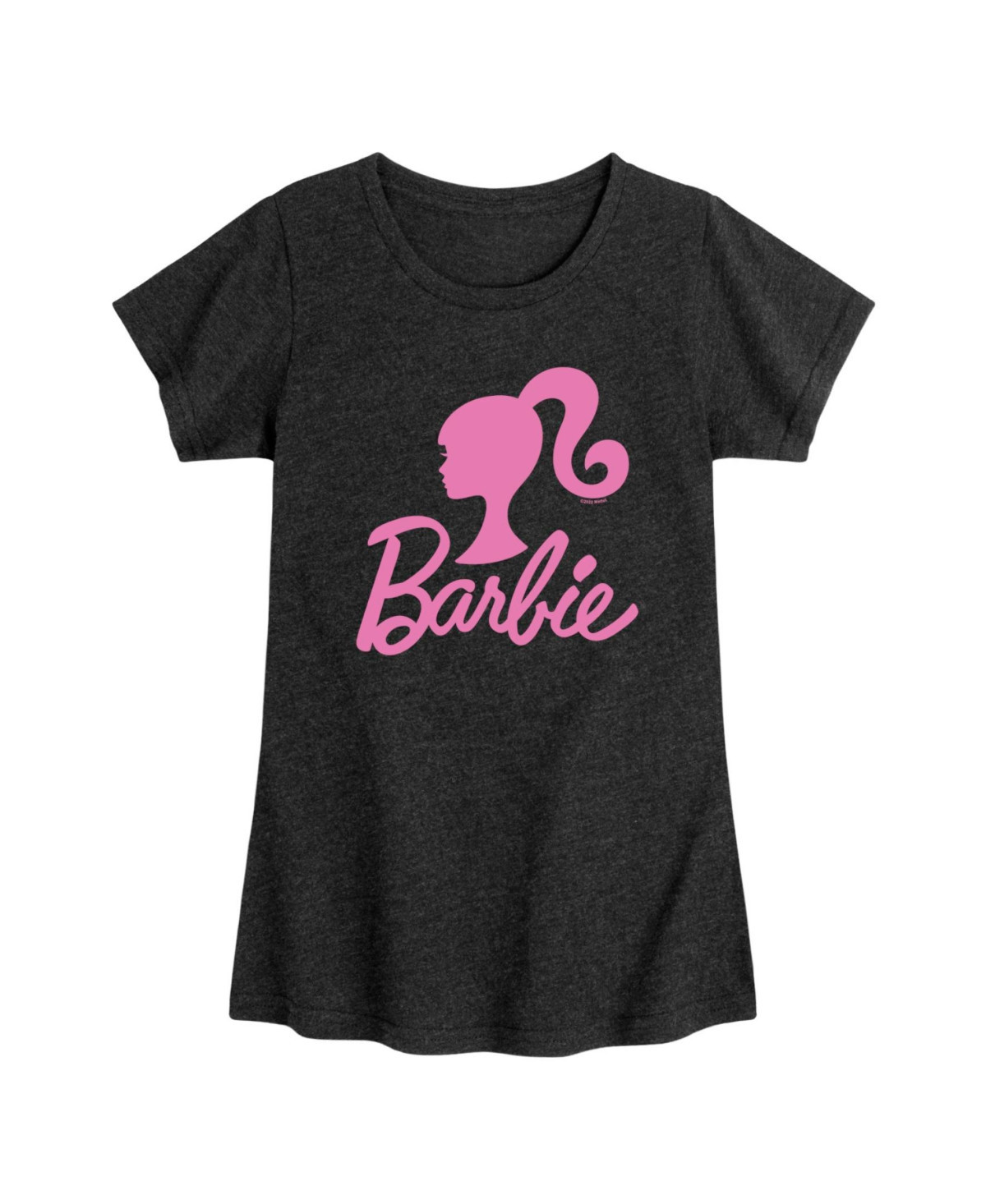 Barbie Big Girls Logo Graphic Short Sleeve T-Shirt - Black | Macy's