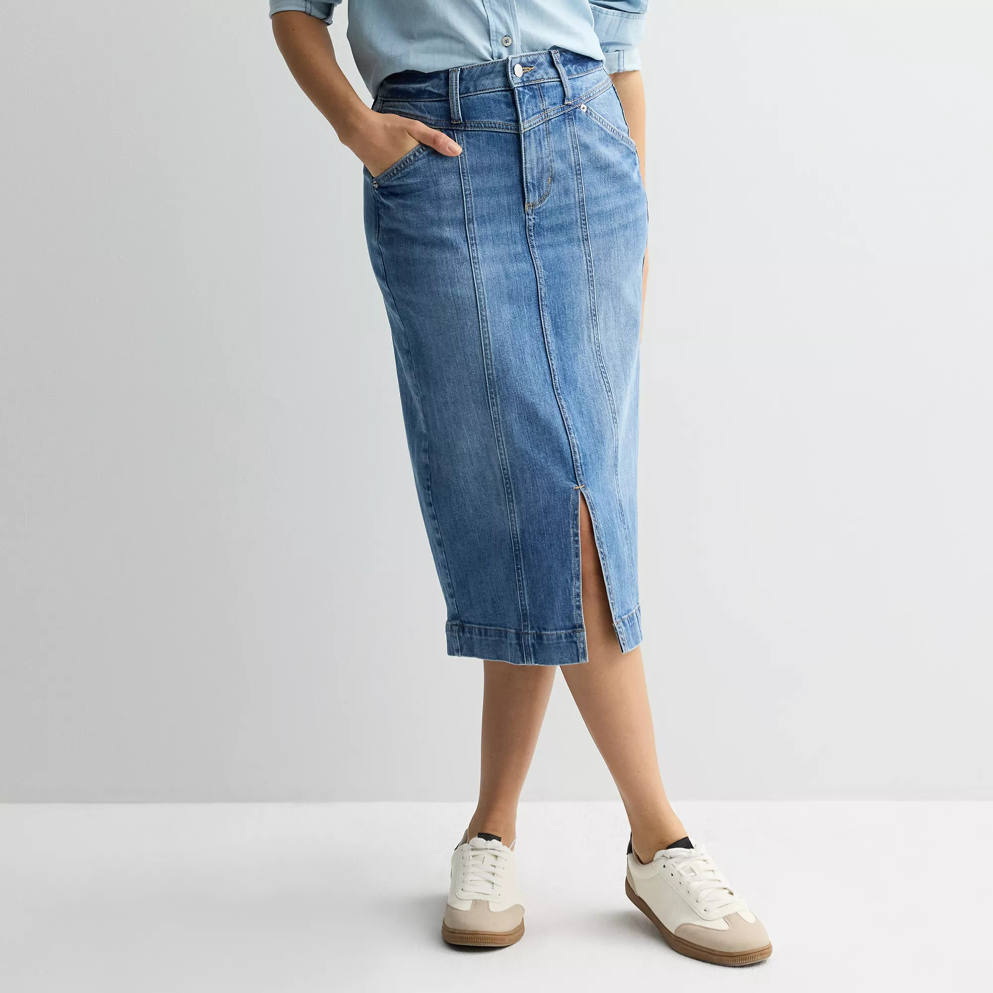 Women's Sonoma Goods For Life® Yoke Denim Skirt | Kohl's